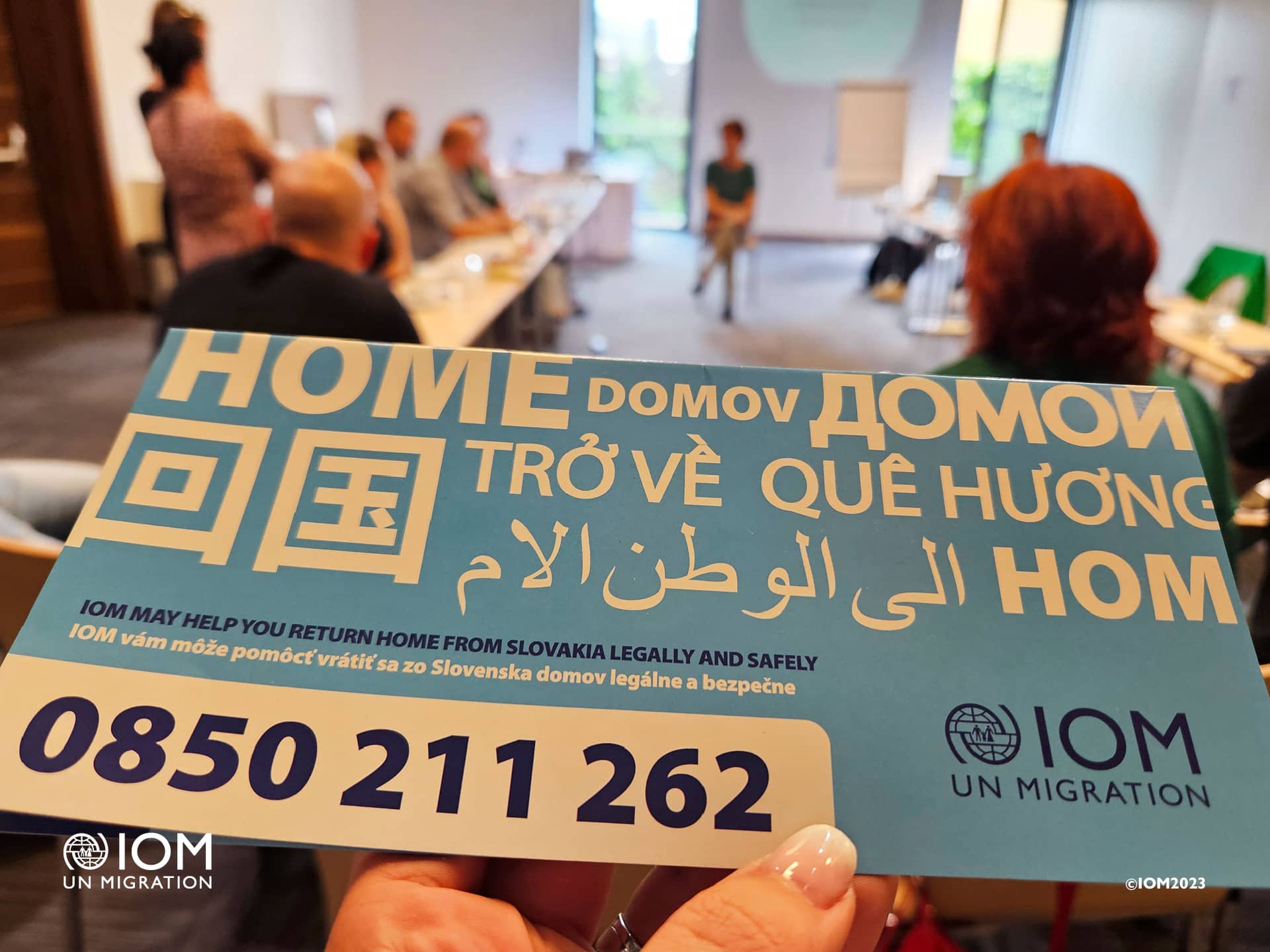 Foto - IOM zvyšuje povedomie o rôznych druhoch zraniteľnosti migrantov pri návrate domov. Foto © Medzinárodná organizácia pre migráciu (IOM) 2023.