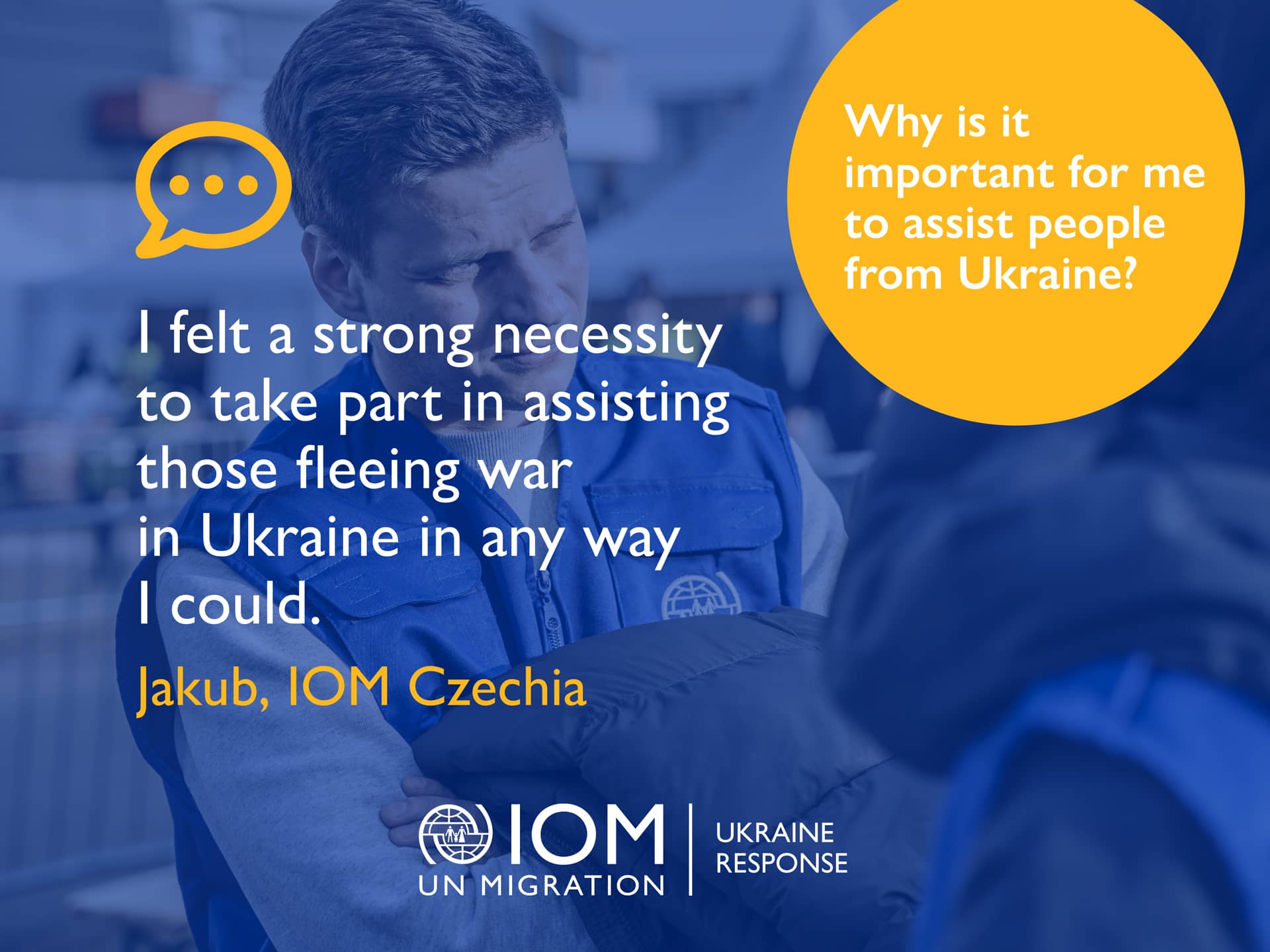 Jakub, IOM Czechia - Why is it important for me to assist people from Ukraine