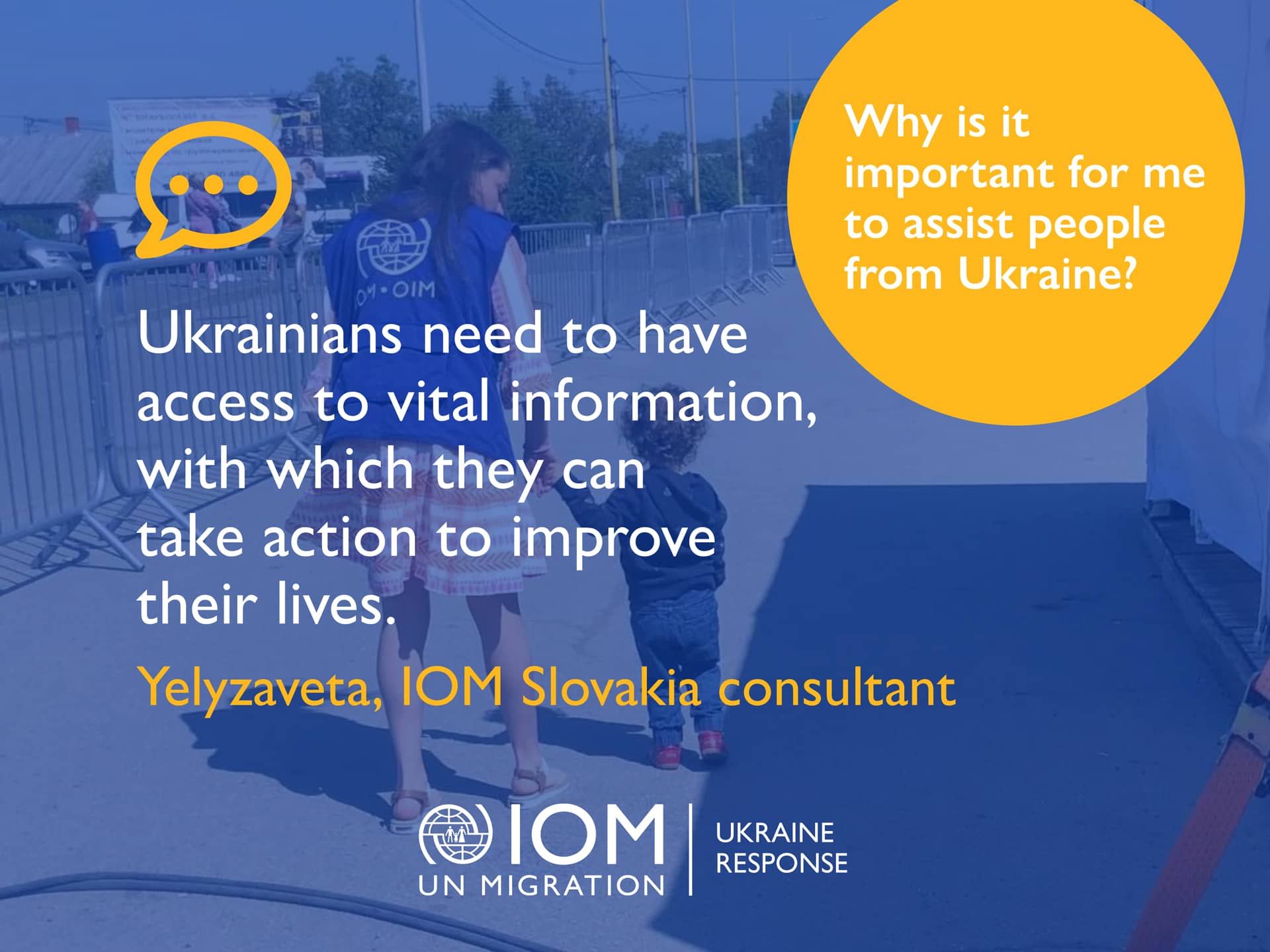 Yelyzaveta, IOM Slovakia consultant - Why is it important for me to assist people from Ukraine
