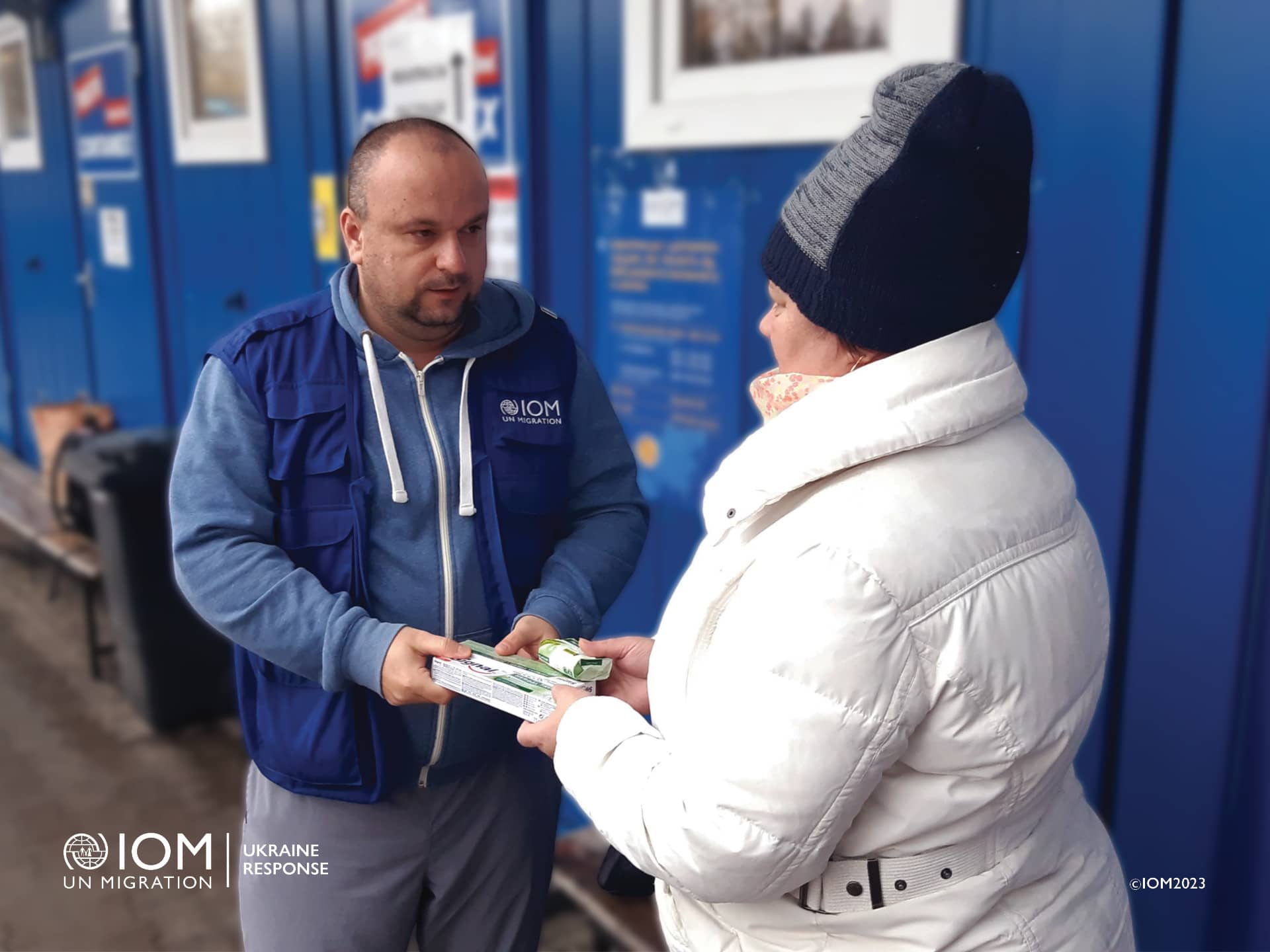 Slavomir providing assistance in Košice HotSpot.