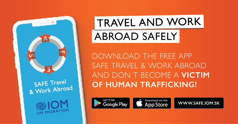 Banner - Mobile application SAFE Travel & Work Abroad