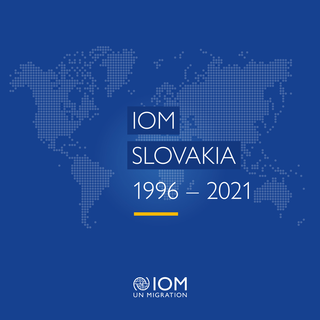 Cover – Brochure IOM Slovakia 1996 – 2021