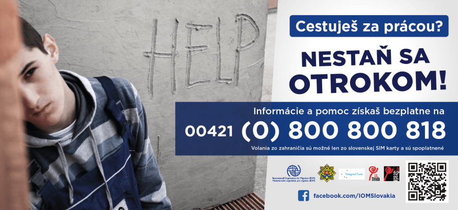 IOM - Prevencia obchodovania s ľuďmi - Informačná kampaň Nestaň sa otrokom! - cestovný lístok