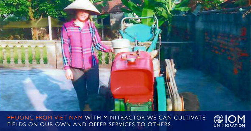 Phuong from Vietnam: With our Own Minitractor, We Can Cultivate Fields on our Own