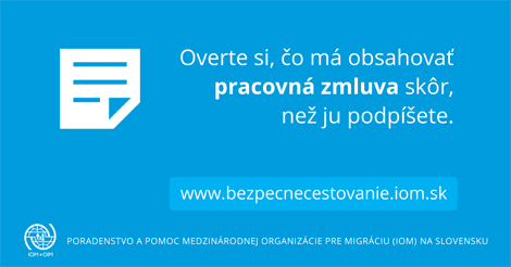 IOM - Webová stránka Bezpečné cestovanie