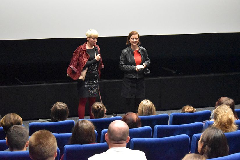 The discussion with Zuzana Piussi, the director of the film Czech Allah.