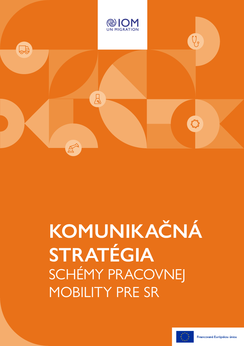 Obálka - Komunikačná stratégia Schémy pracovnej mobility pre SR