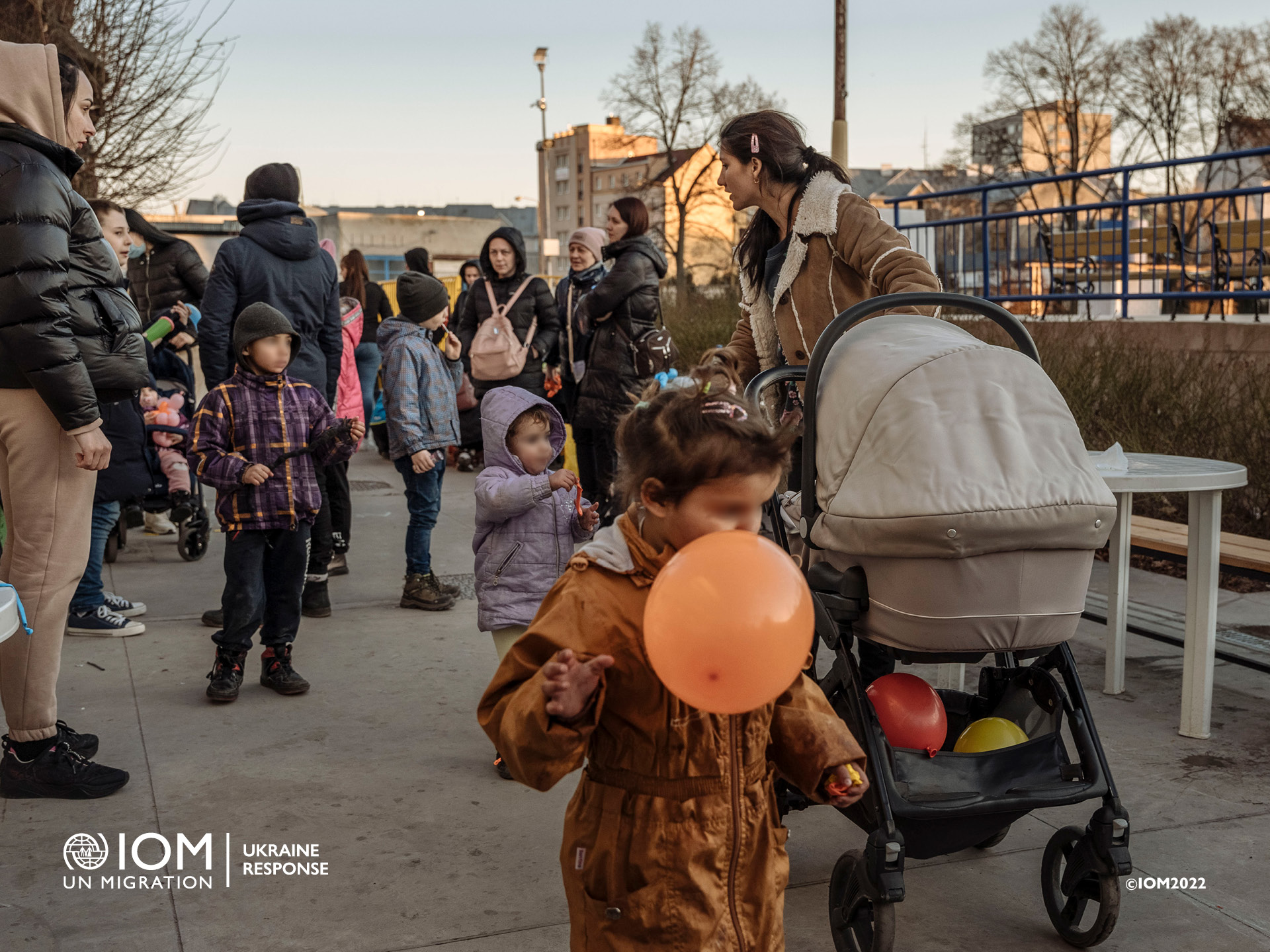 Pomoc IOM zraniteľným osobám z Ukrajiny s dočasným ubytovaním. Foto © Medzinárodná organizácia pre migráciu (IOM) 2022.