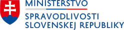 Logo Ministerstvo spravodlivosti SR