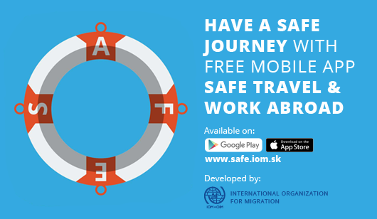 IOM - Free mobile app SAFE prepares you for safe travel and work abroad